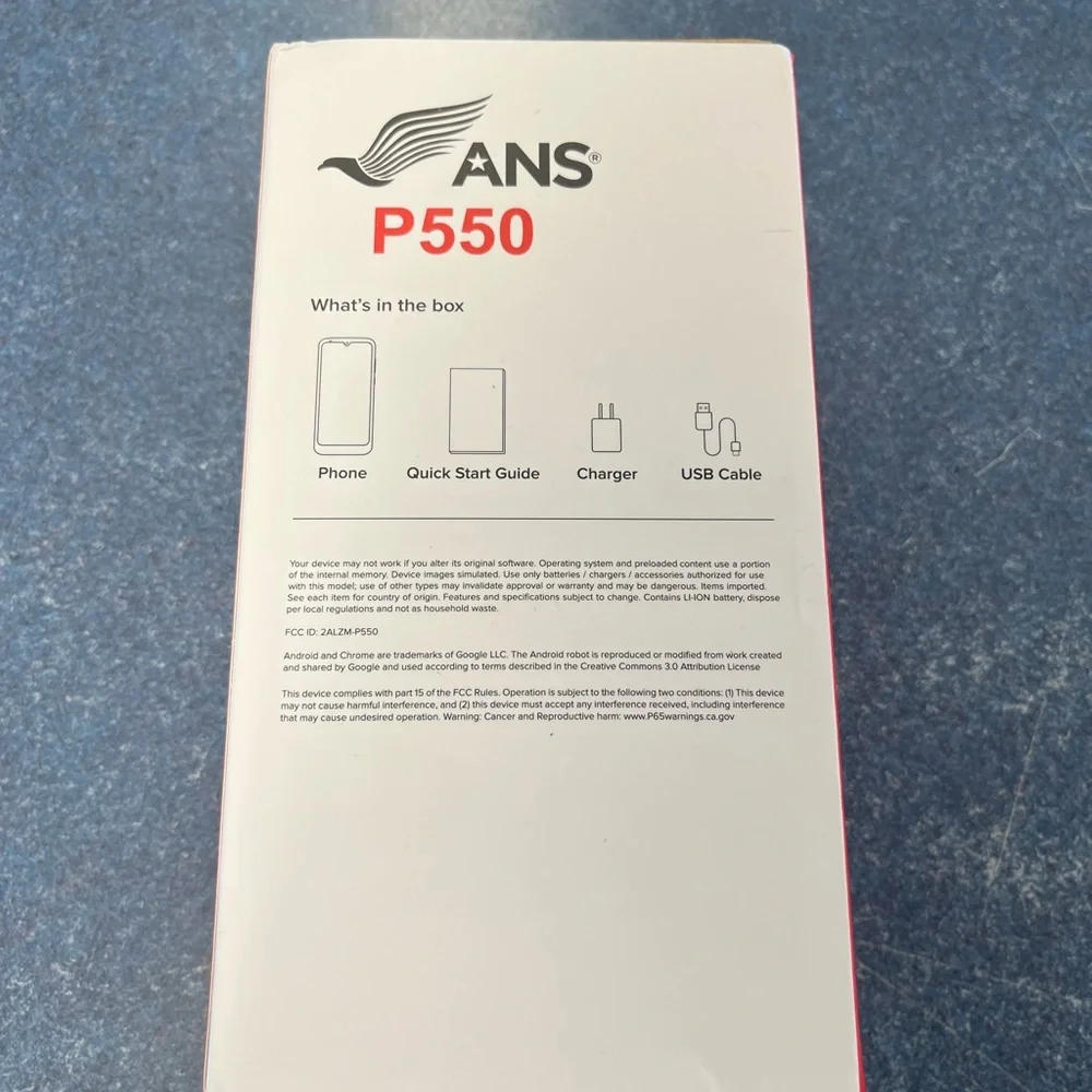P550 Black Smartphone